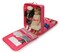 Badger Basket Double Trolley Doll Carrier with Two Sleeping Bags and Pillows - Pink/Star